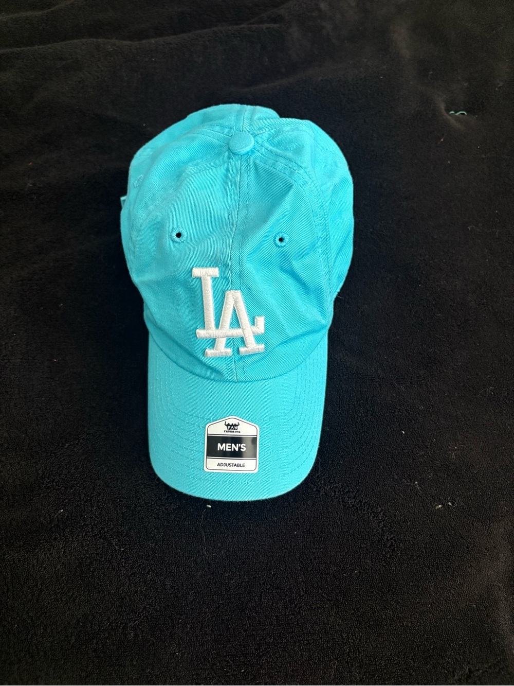 LA Logo Kids Adjustable Cap - Turquoise